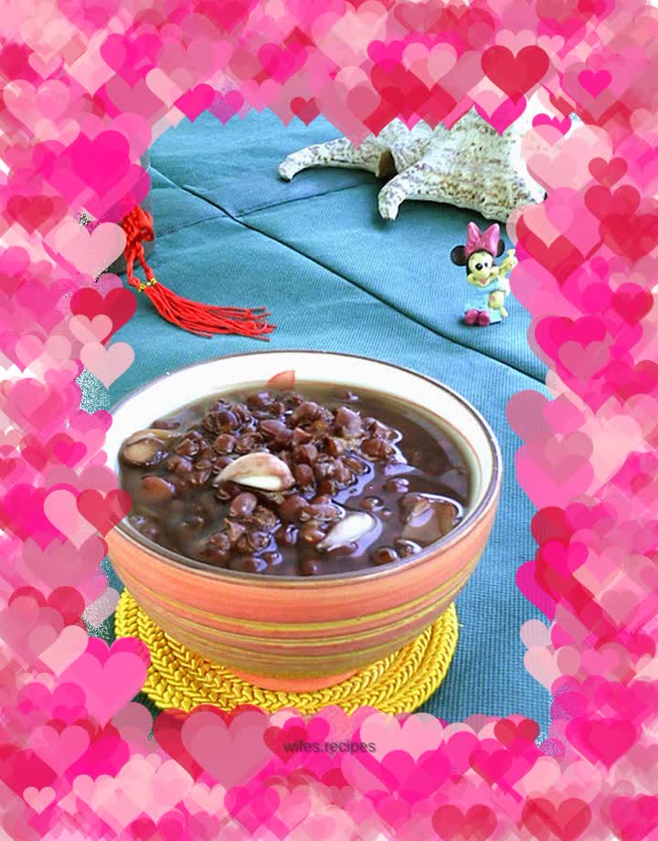 Lily Almond Adzuki Bean Porridge