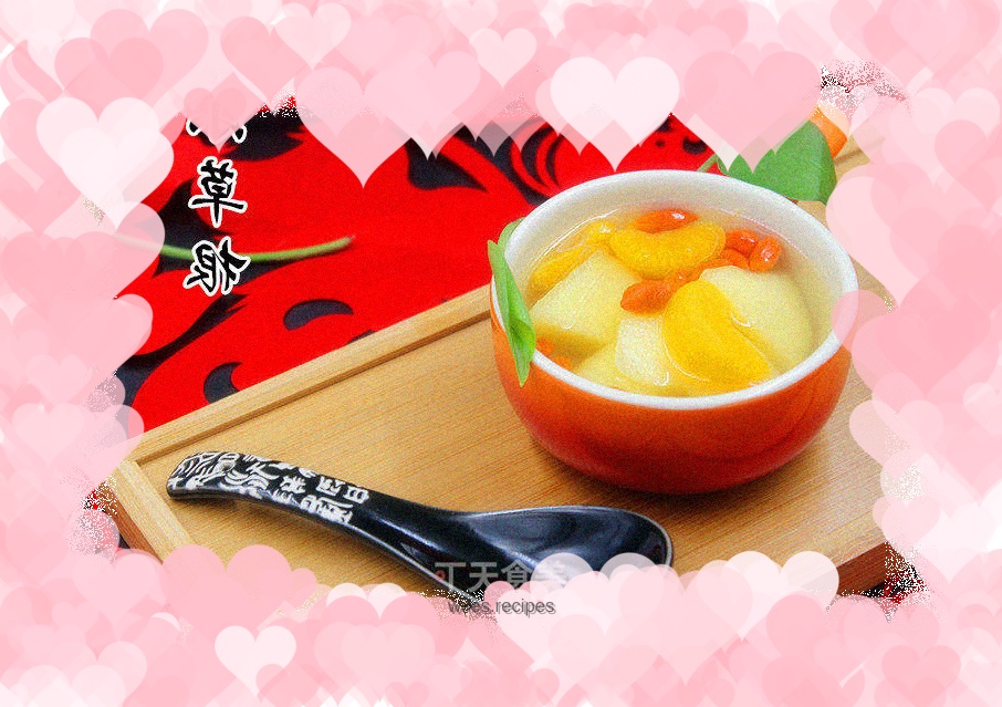 Canned fruit with rock sugar