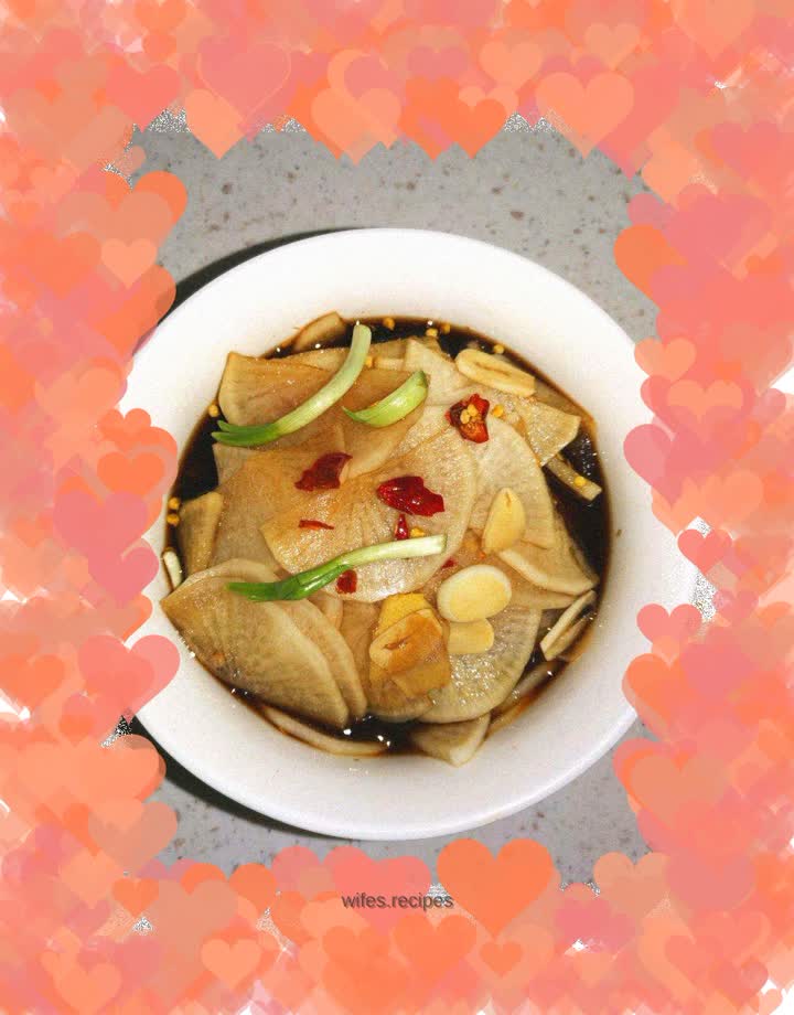 Pickled white radish