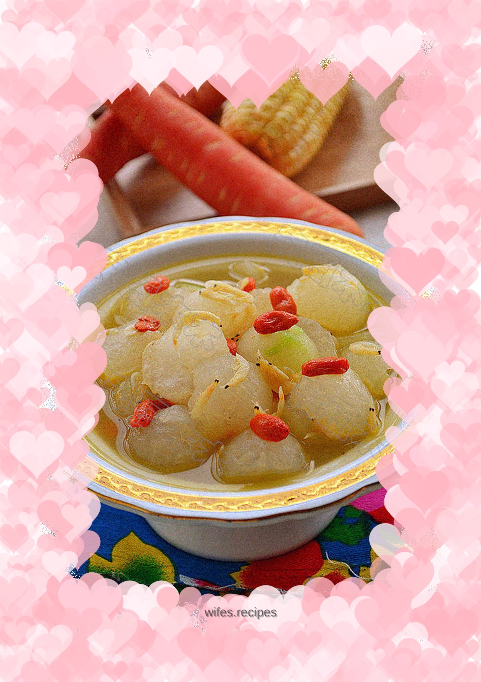 Shrimp and winter melon balls