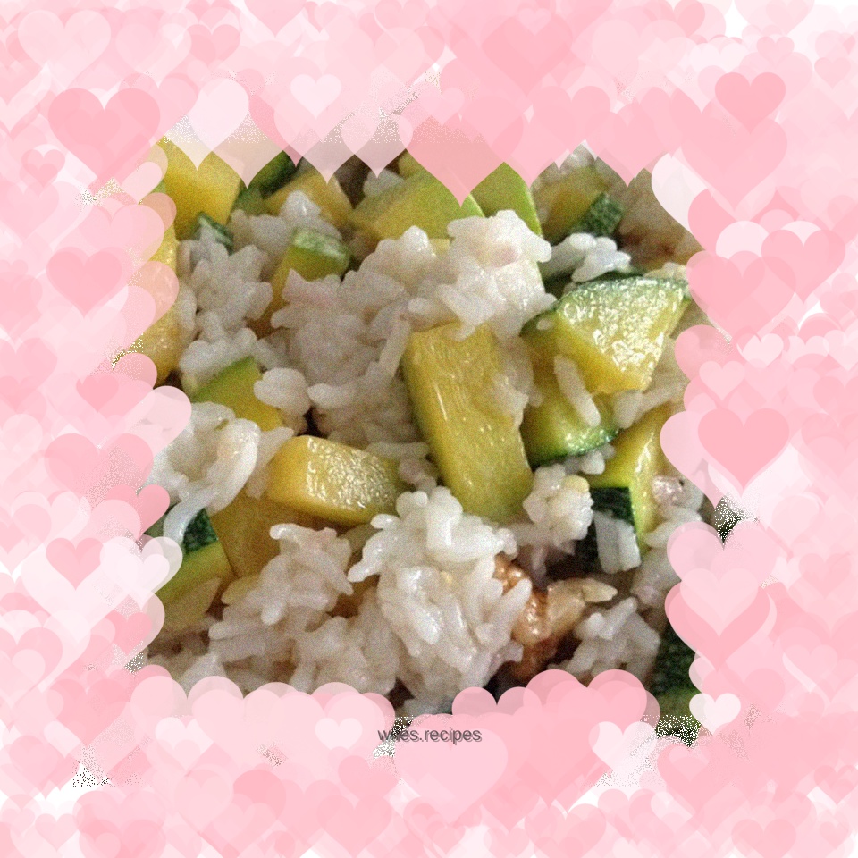 Garlic Walnut Pumpkin Fried Rice