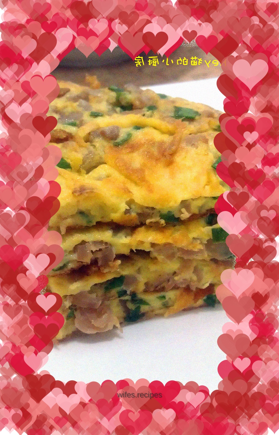 Preserved vegetable omelette