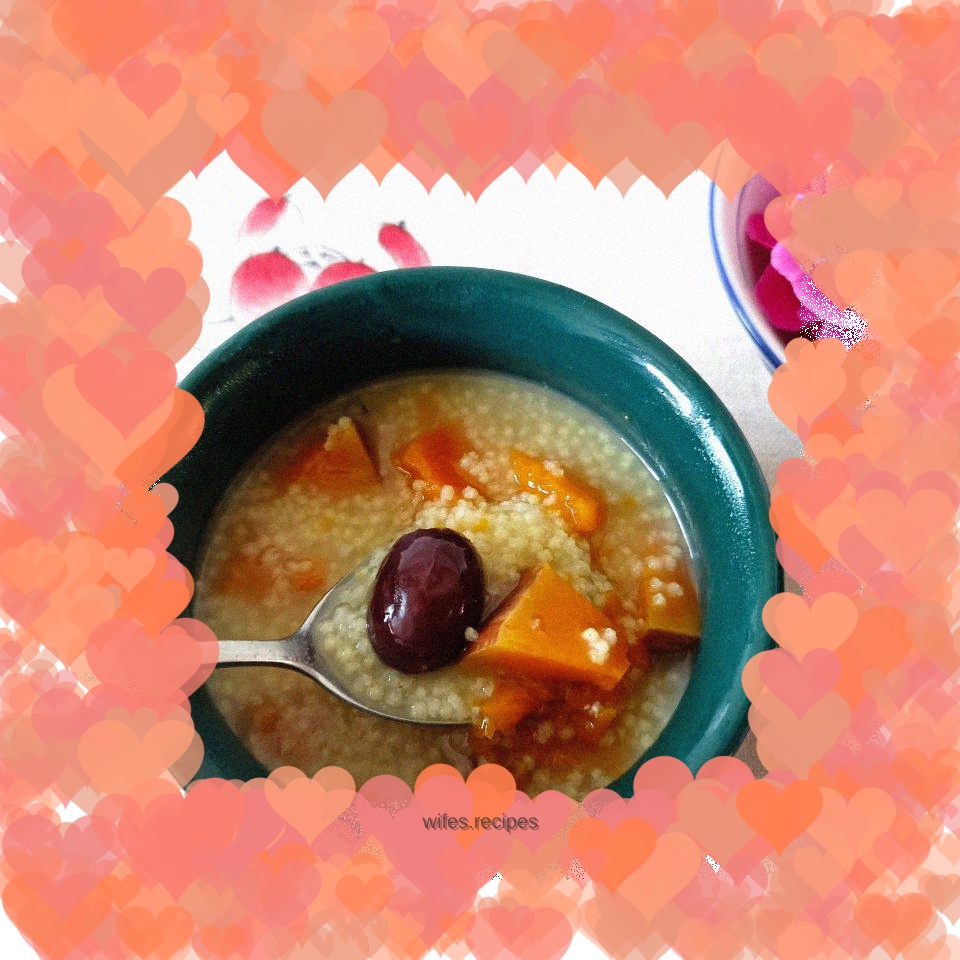 Yam, Pumpkin and Millet Porridge