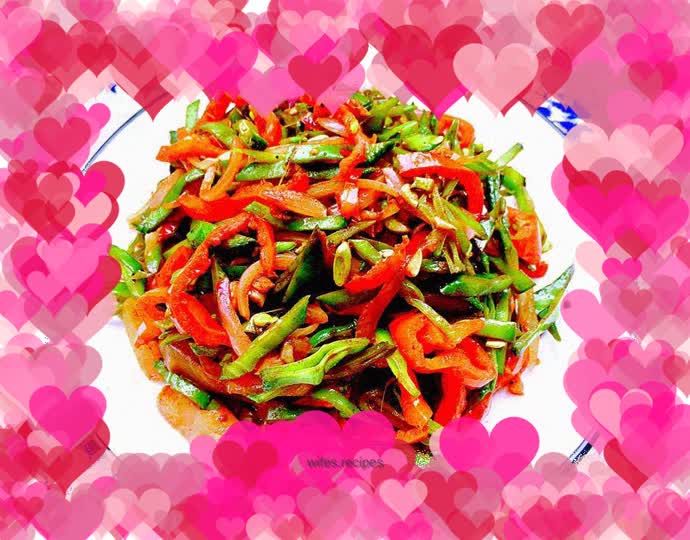 Vegetarian Fried Shredded Plum Beans