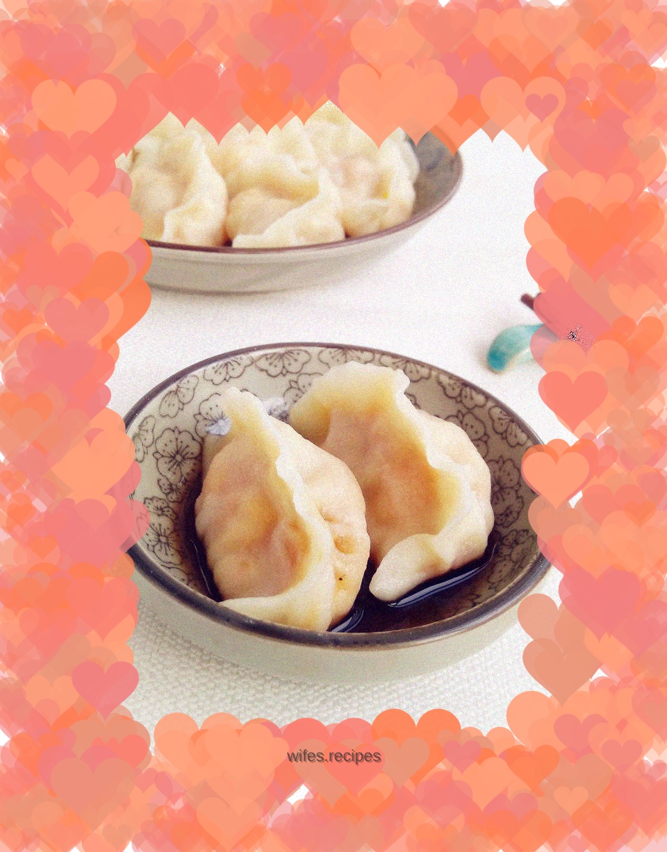 Pumpkin and egg dumplings