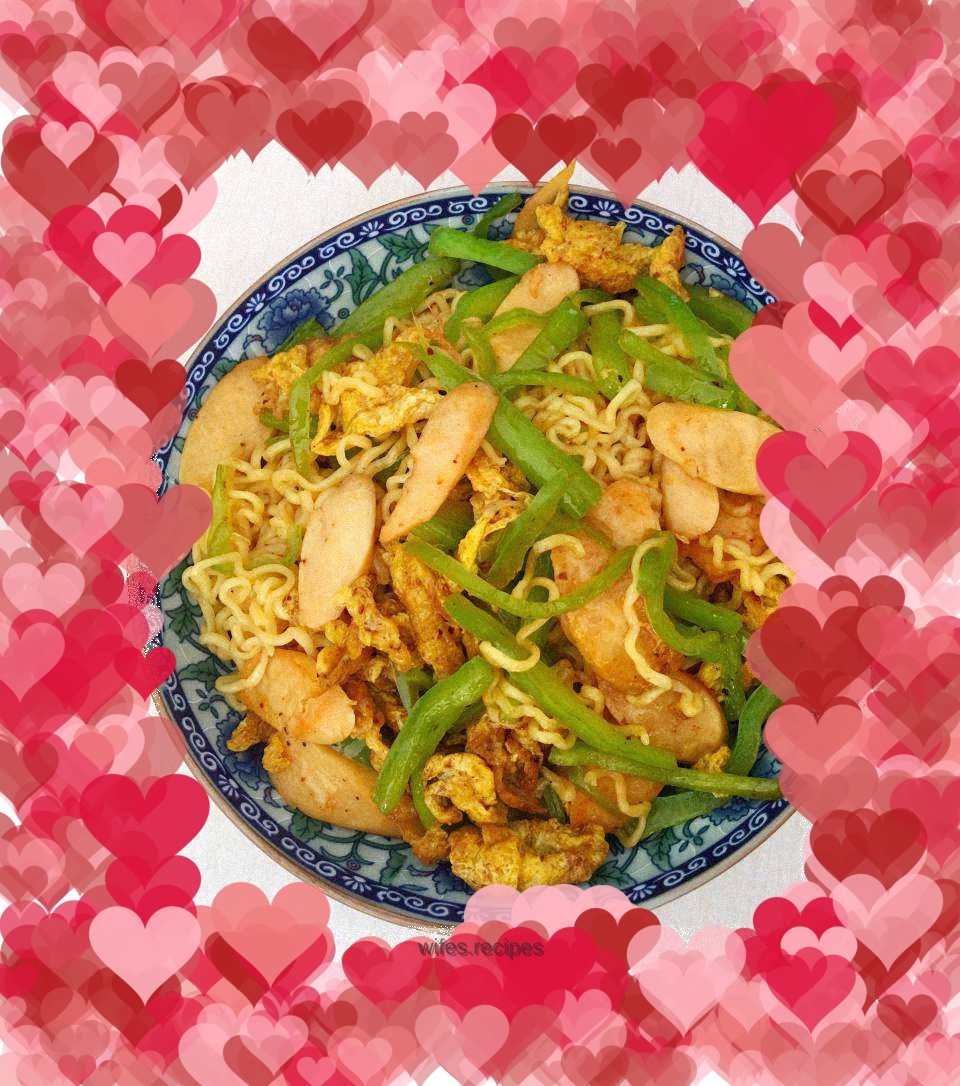 Temptation~ Fried instant noodles with eggs