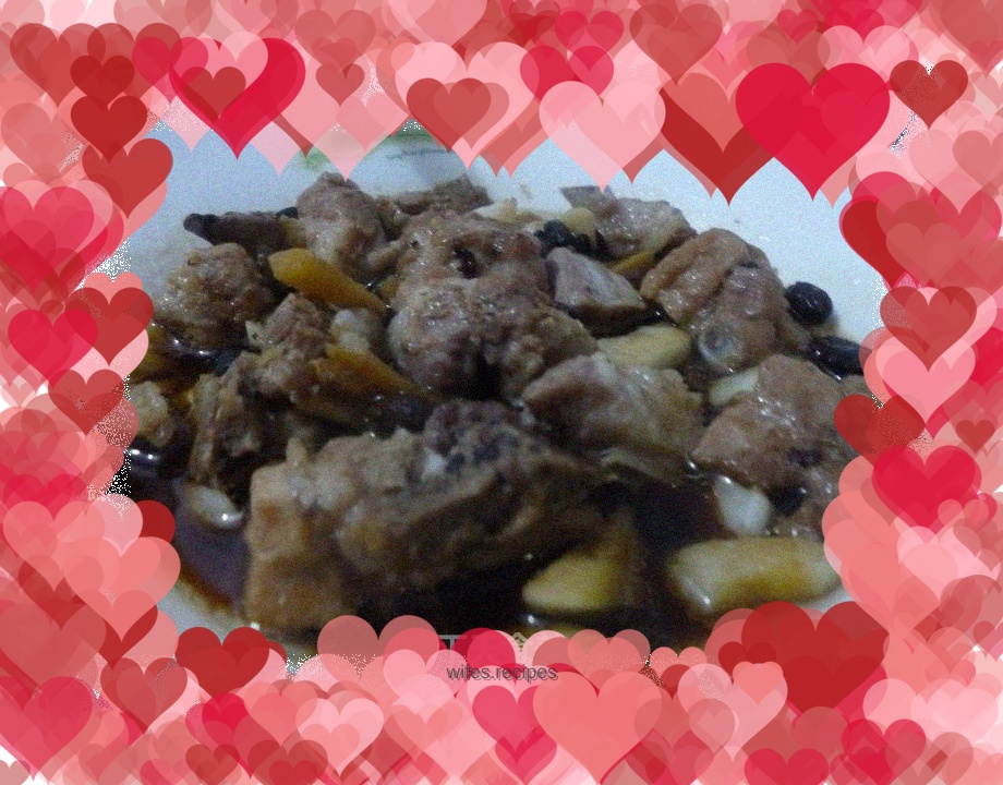 Steamed Pork Ribs with Ginger, Garlic and Black Bean Sauce