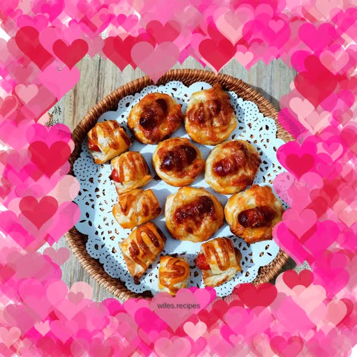 Cheese Hot Dog Hand Pancakes