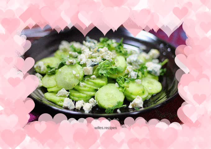Cucumber Cheese Salad