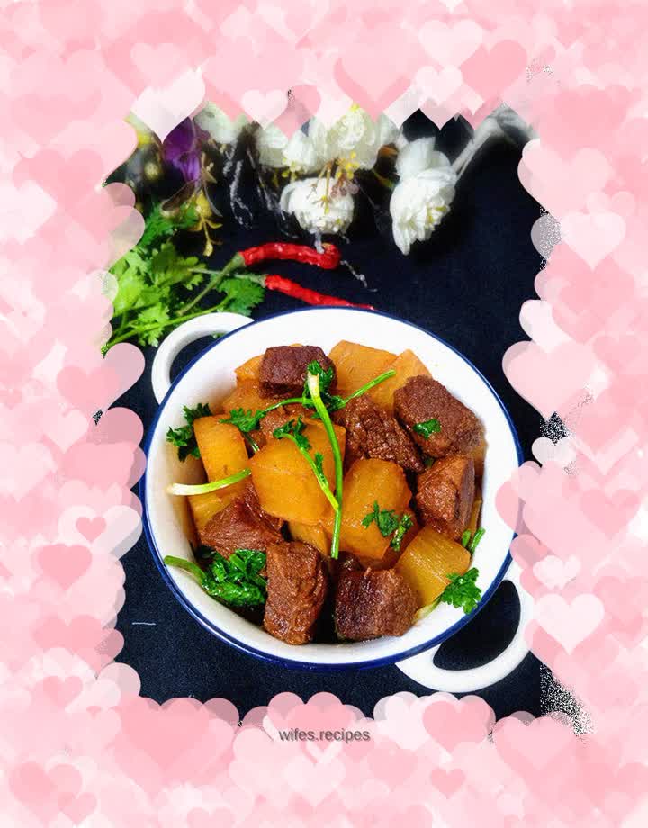 Beef stew with white radish