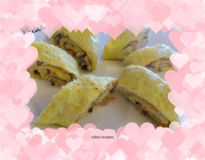 New Year’s Eve dinner – Eight-treasure chicken roll