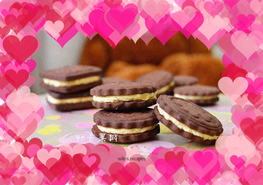 Oreo cookies, made at home