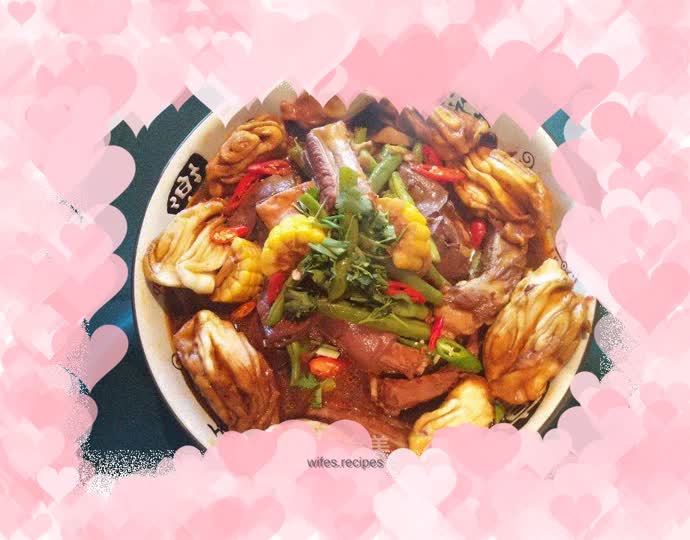 The most perfect braised pork ribs and beans in rolls