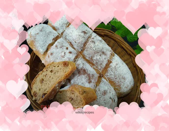 Oil-free and sugar-free avocado and walnut soft european