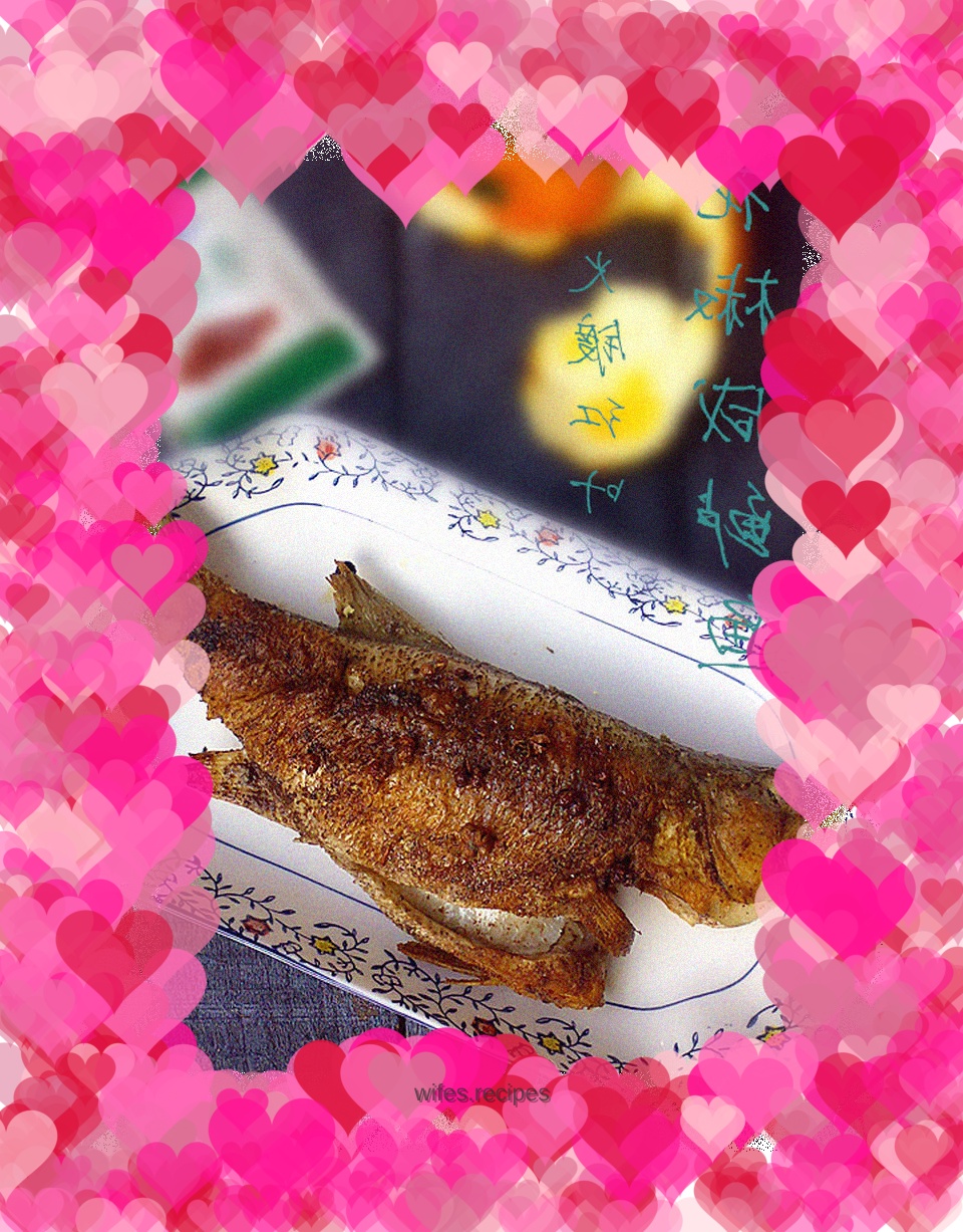 Salted seabass with pepper