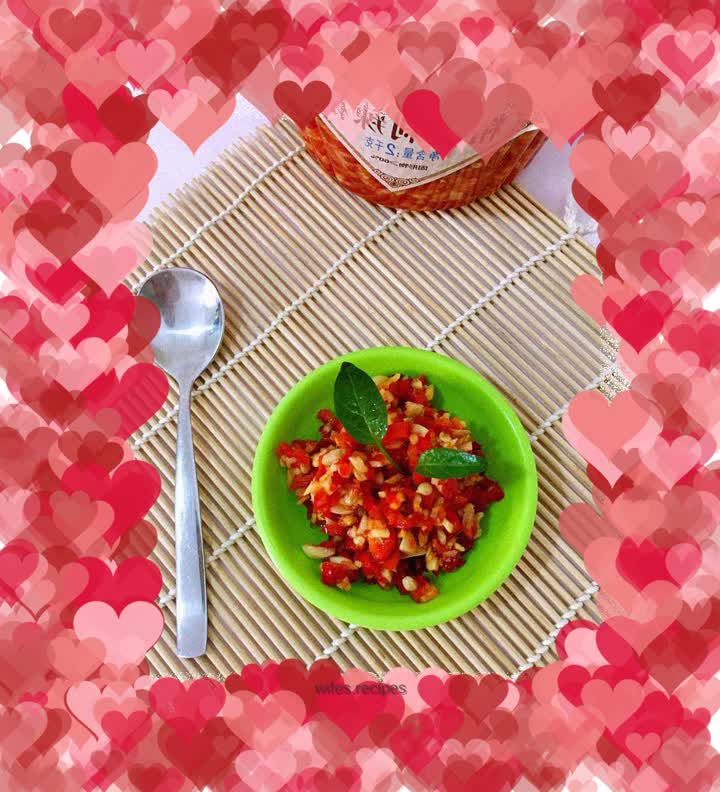 Homemade chopped pepper