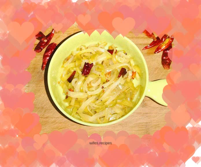 Fried pickled mustard