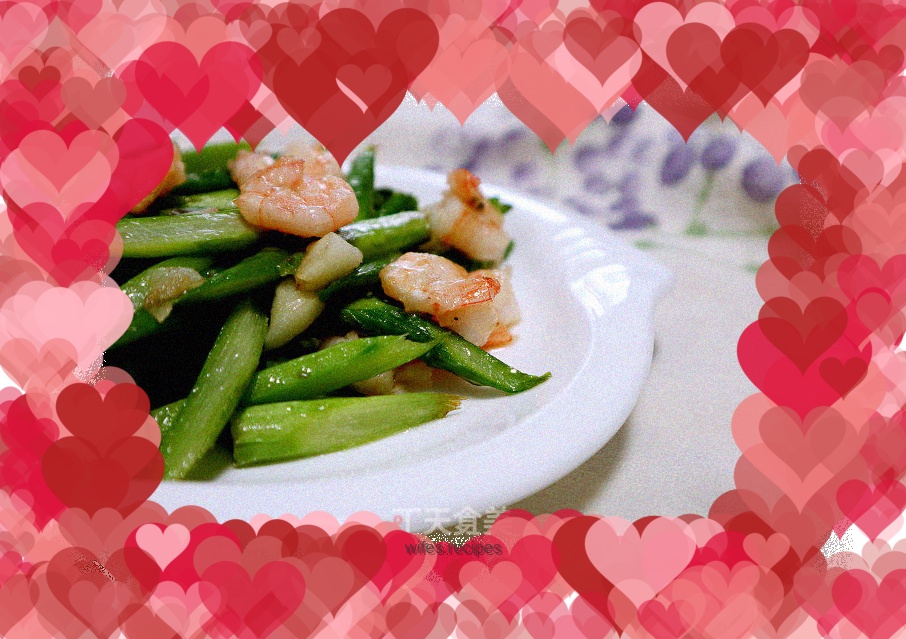 Stir-fried Asparagus and Shrimp
