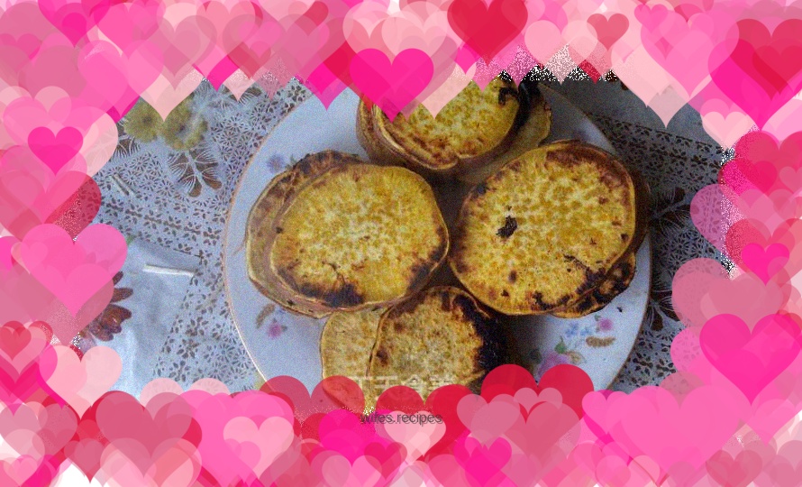 Pan-fried sweet potatoes