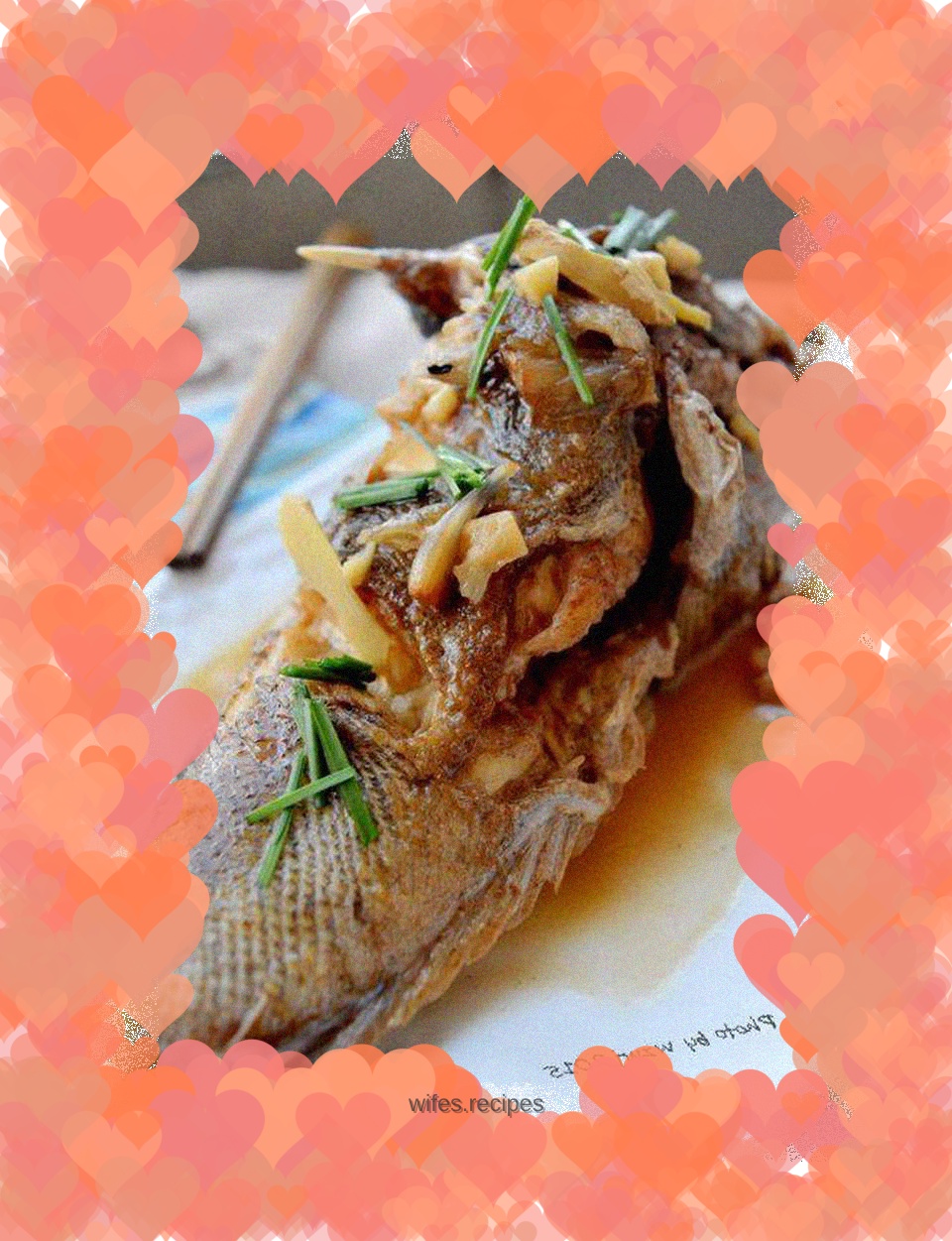 Braised big head sea fish