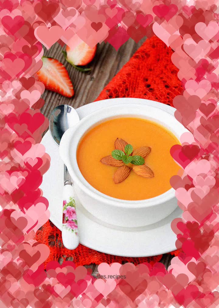 【Lily Pumpkin Soup】---A simple and nutritious breakfast drink