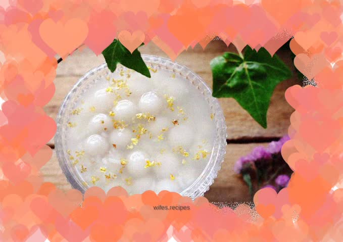 Sweet-scented osmanthus rice dumplings
