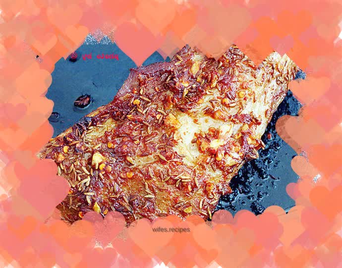 Grilled lamb chops with a taste of the West