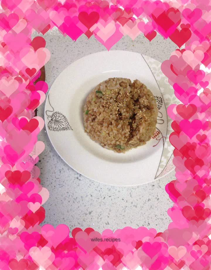 Minced pork soy sauce fried rice