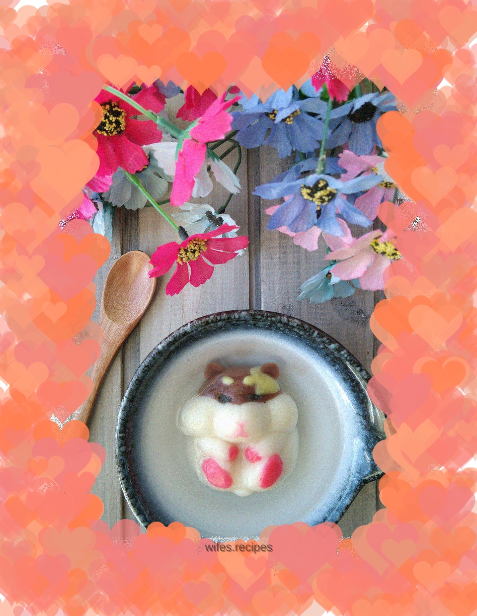 Hamster black sesame glutinous rice balls