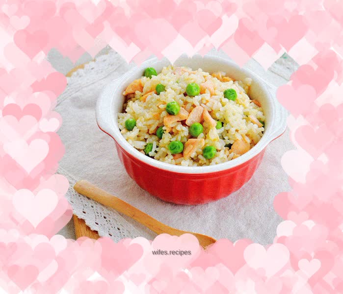 Salmon fried rice