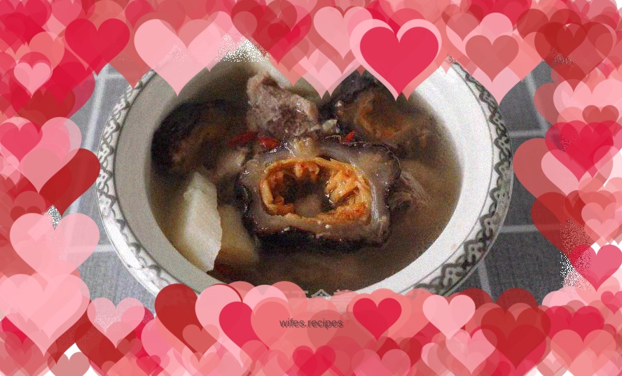 Sea Cucumber Pork Ribs and Yam Soup