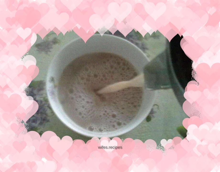 Homemade Mongolian milk tea