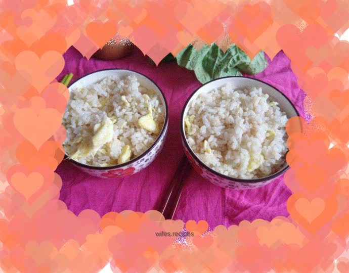 Simple egg fried rice