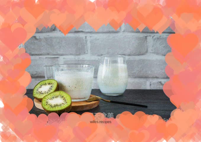 The strange taste of kiwi coconut juice