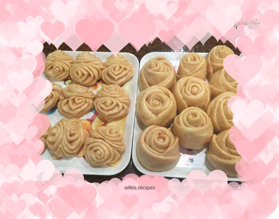 Color-changing flower steamed bun🌹