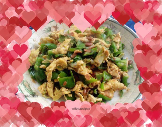 Scrambled eggs with soybean paste