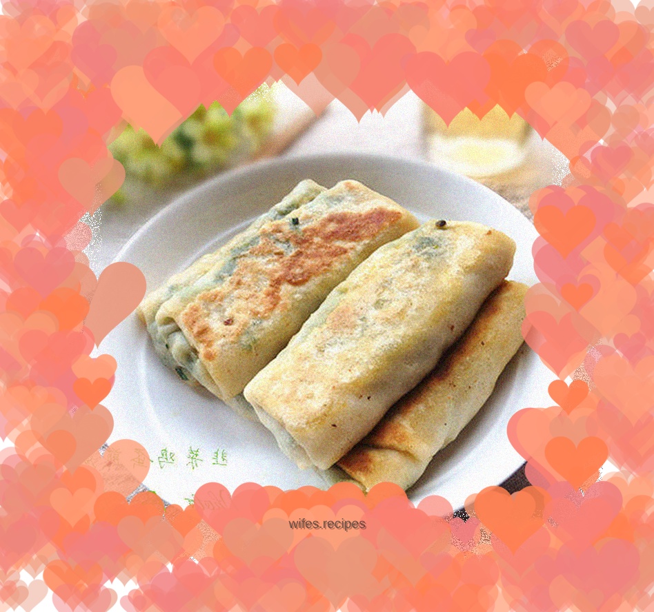 Chives and egg omelette