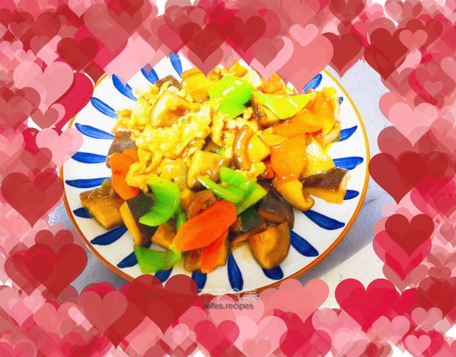 Stir-fried pork slices with mushrooms