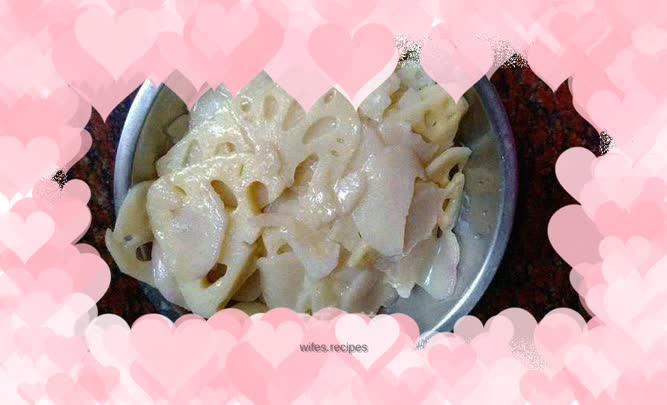 Stir-fried Huaishan lotus root