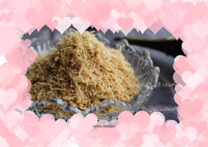 Homemade chicken floss