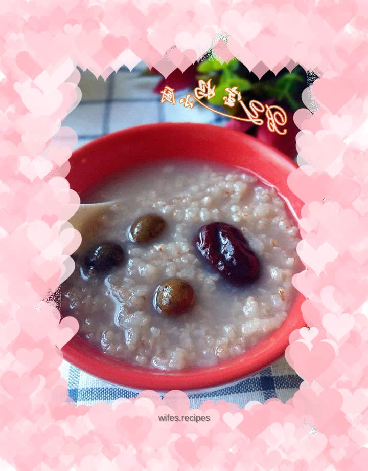 Japonica rice porridge for strengthening the spleen and nourishing the kidneys