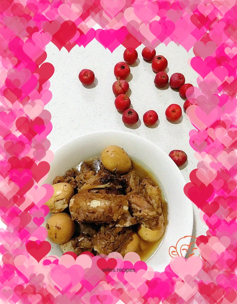 Pork Ribs and Stewed Eggs