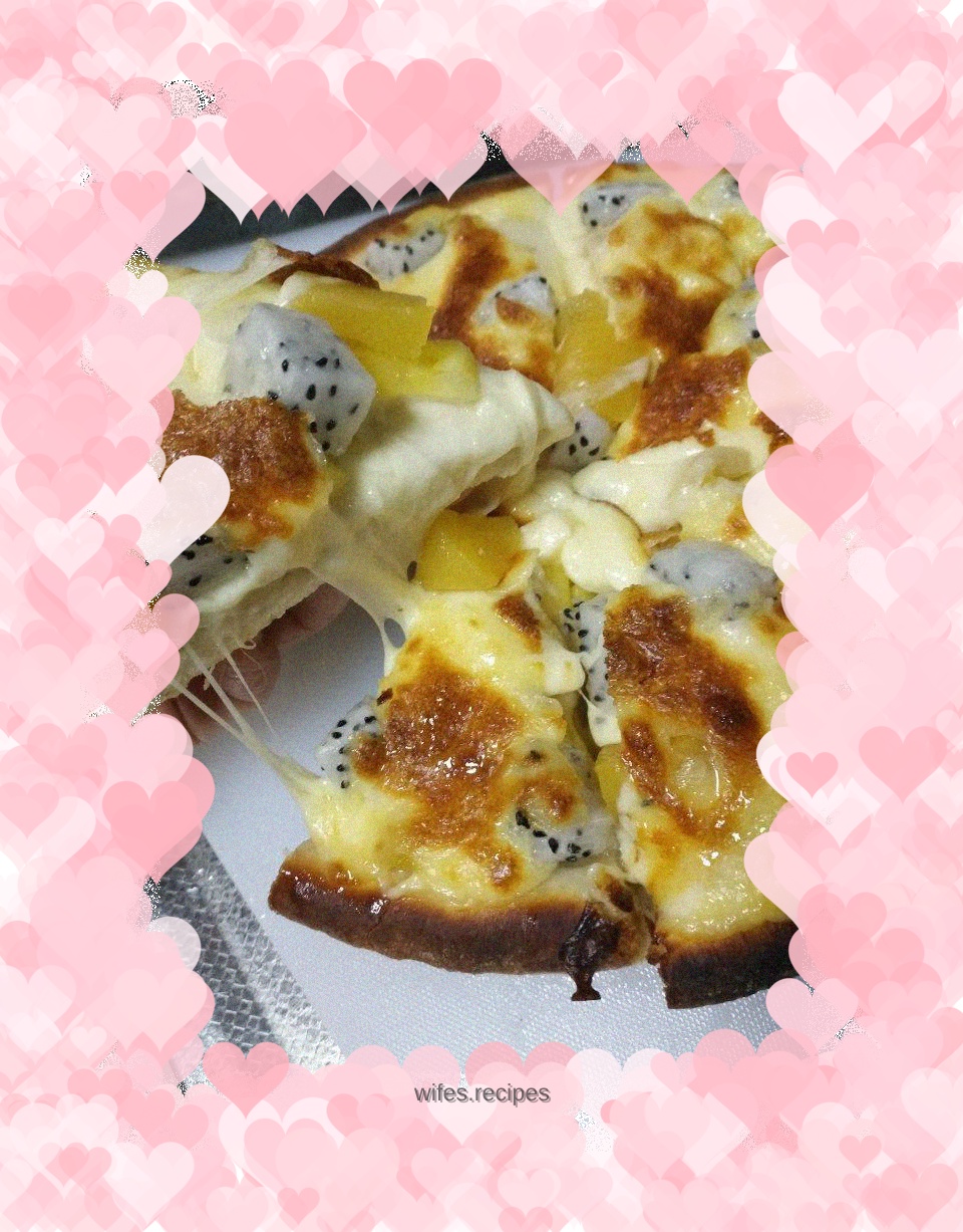 Homemade fruit pizza