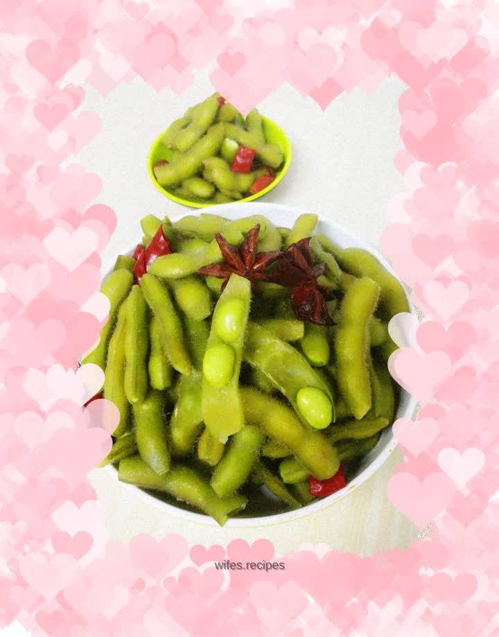 Salted edamame