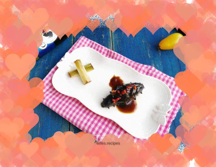 【Yantai】Roasted sea cucumber with green onions