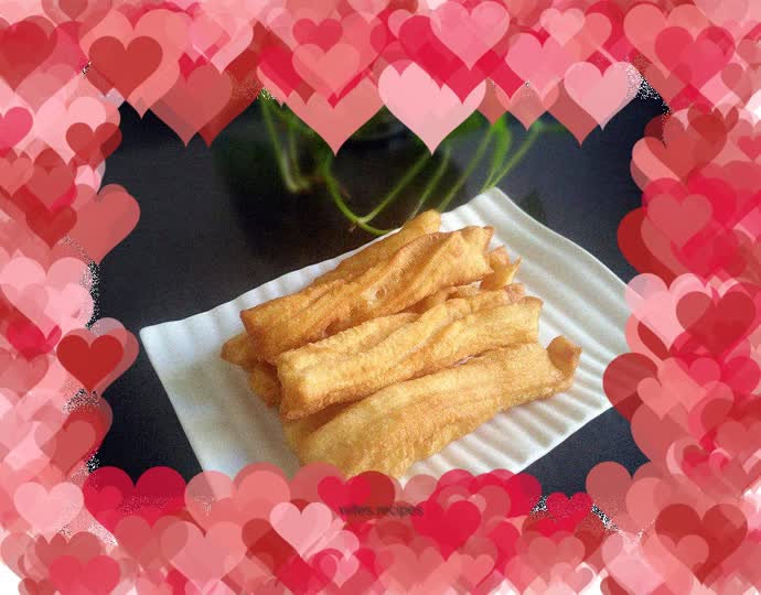 Homemade healthy fried dough sticks