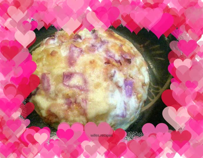 Bacon, potato and cheese baked rice