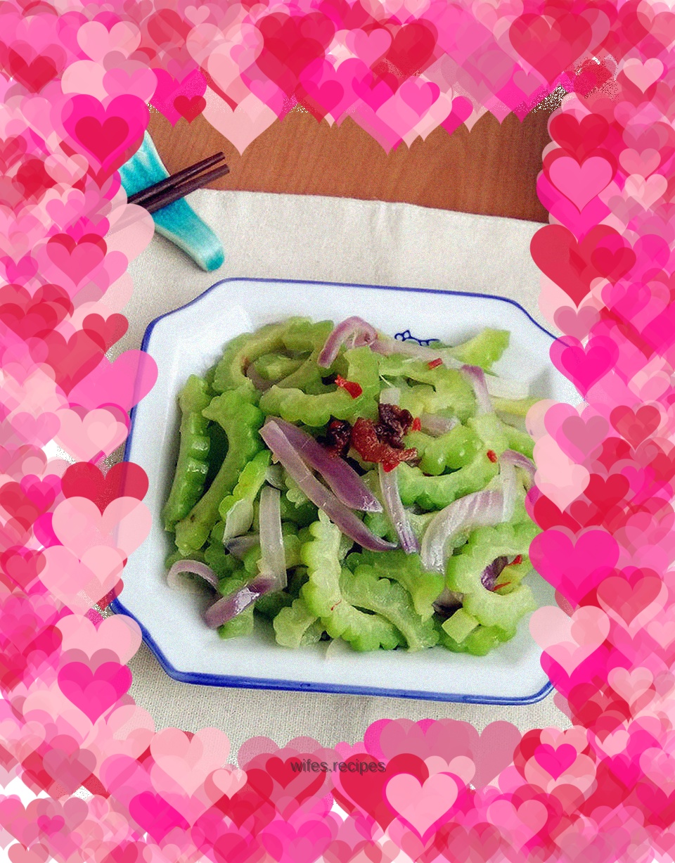 Bitter Melon Mixed with XO Sauce