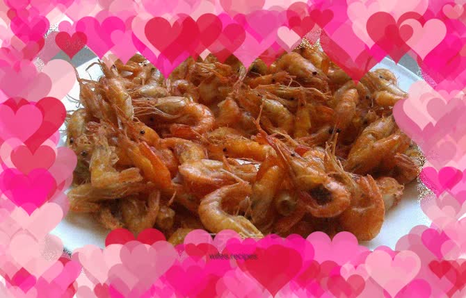 Dry Fried River Prawns