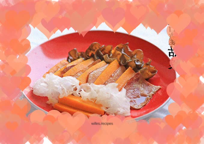 Steamed Pumpkin with Bacon